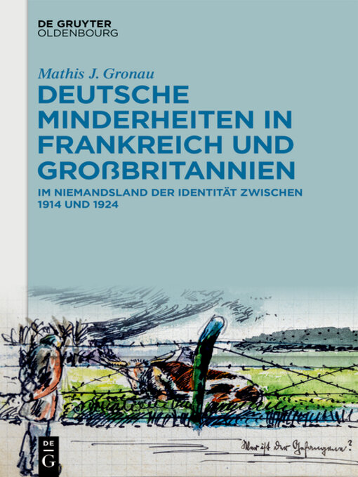 Title details for Deutsche Minderheiten in Frankreich und Großbritannien by Mathis J. Gronau - Wait list